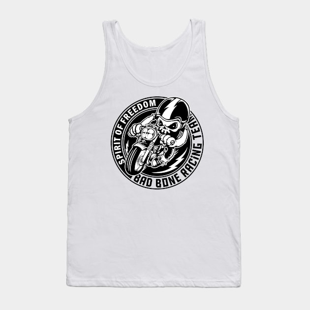 Skull Cartoon Tank Top by Unestore